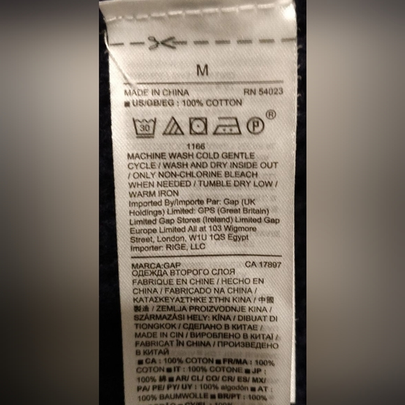 Navy Blue Mock Neck Tunic Sweater - Picture 2 of 4